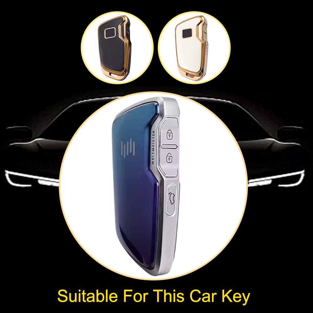 Innofit WMB1 Professional Manufacturer Car Key Shell TPU For WM W6 Premium Quality New Design Gold Edge Auto Accessories