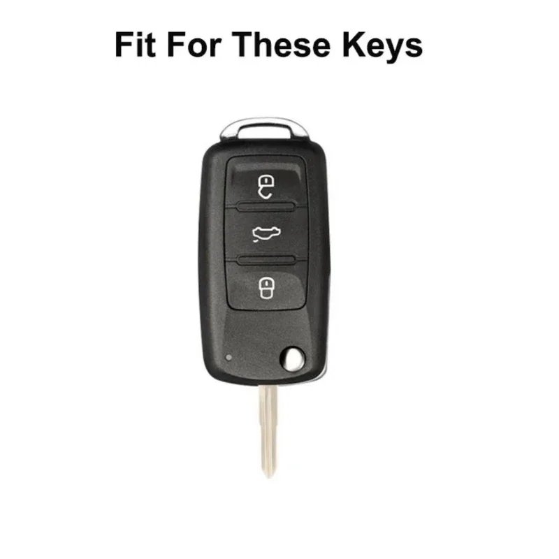 For Volkswagen VW New Silicone Car Key Cover Case Polo Passat B5 Golf4 5 6 Jetta Tiguan Golf CrossFox Plus Eos Scirocco Beetle
