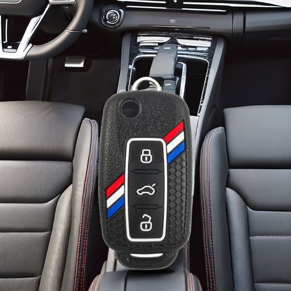For Volkswagen VW New Silicone Car Key Cover Case Polo Passat B5 Golf4 5 6 Jetta Tiguan Golf CrossFox Plus Eos Scirocco Beetle