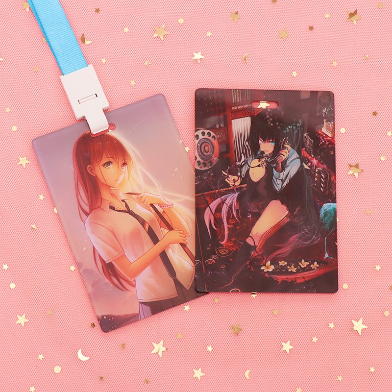 Custom Clear Acrylic Keychain Logo Cartoon Epoxy Keychain Charm Pin Stand Plastic Key Chain Anime Acrylic Keychain Custom