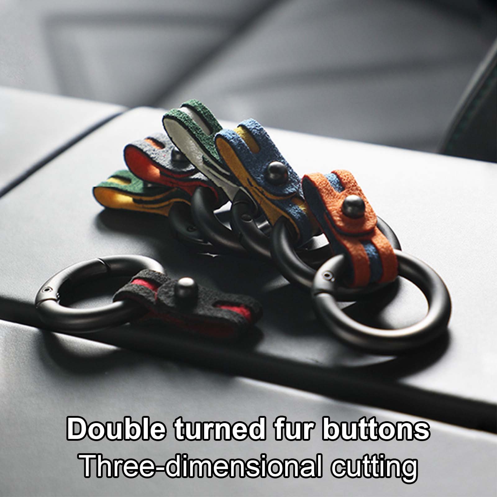 For Benz e300l c260l c200l glc300l keychain leather car key case car key covrer