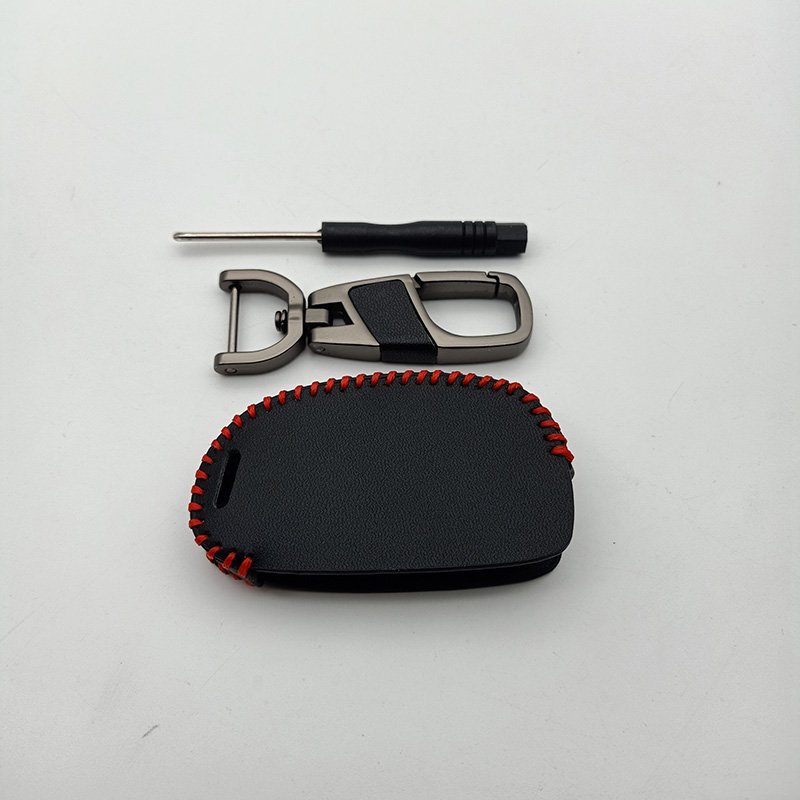 Genuine Leather Car Key Case For Hyundai i10 i20 i30 HB20 IX25 IX35 IX45 TUCSON Avante Key Cover Holder Car Accessories