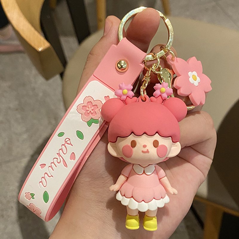 Xingxing Cute Capybara Keychain for Car Keys Anime Accessories Key Chain New in Keychains Women Doll Keyring Charm Holiday Gift
