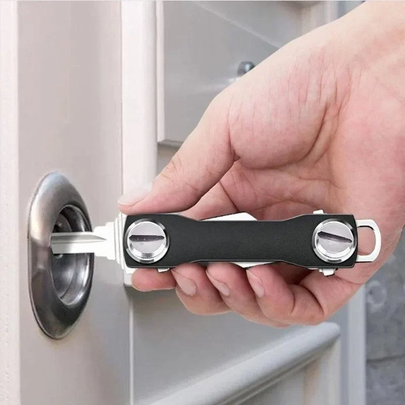 Smart Portable Key Clip and Key Organizer Keychain Simple Multicolor Business Key Ring for Men Women Car Holder Pendant Gifts