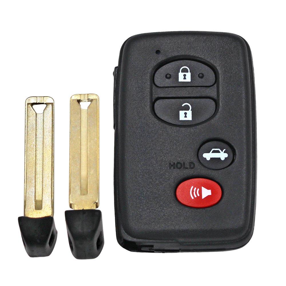 Car Key Case Keyless Smart Car Remote Key Fob Shell For Toyota Avalon Corolla Camry Prius RAV4 Highlander 4