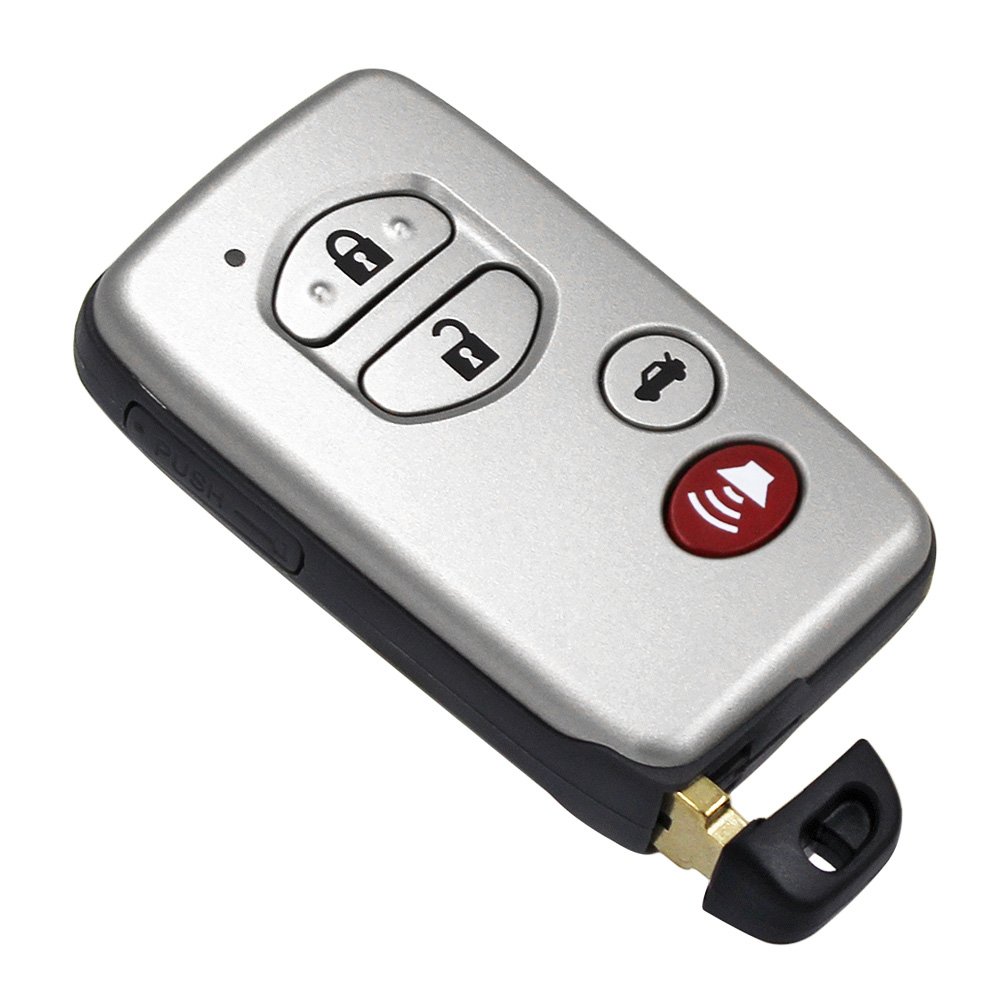 Car Key Case Keyless Smart Car Remote Key Fob Shell For Toyota Avalon Corolla Camry Prius RAV4 Highlander 4
