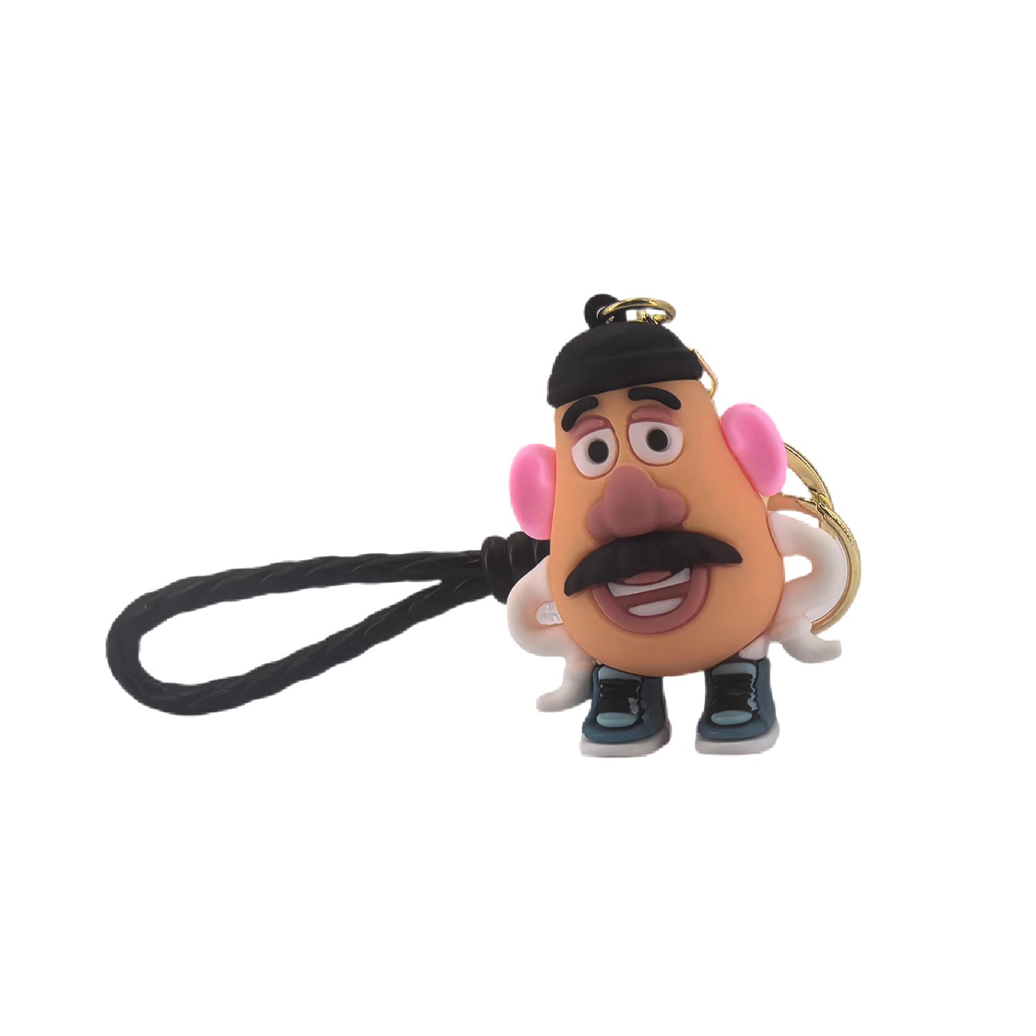 2024 best-selling trend Key Chain 3D pvc plastic kids cute cartoon Mr. Potato key chain ring gift Anime Keychain Accessories