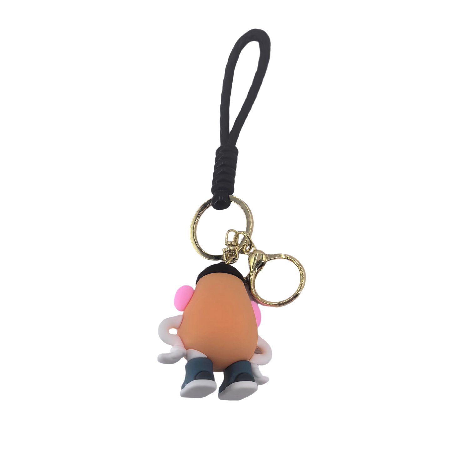 2024 best-selling trend Key Chain 3D pvc plastic kids cute cartoon Mr. Potato key chain ring gift Anime Keychain Accessories