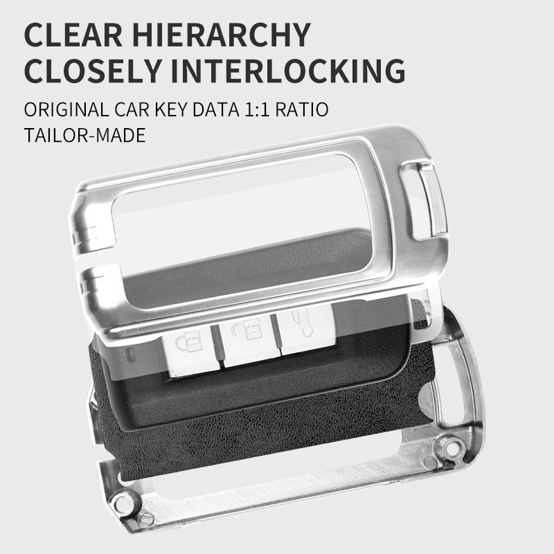 For Mitsubishi Xpander Outlander ASX Pajero Eclipse Cross Montero Zinc Alloy Leather Car Remote Key Case Cover Shell Accessories
