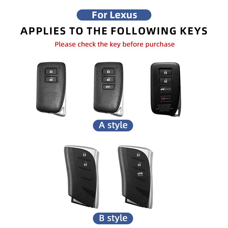 HOT SELLING for Lexus car key cover NX RX LM LC LX ES LS RX RZ UX 350 200 250 remote key case car key accessories fob case