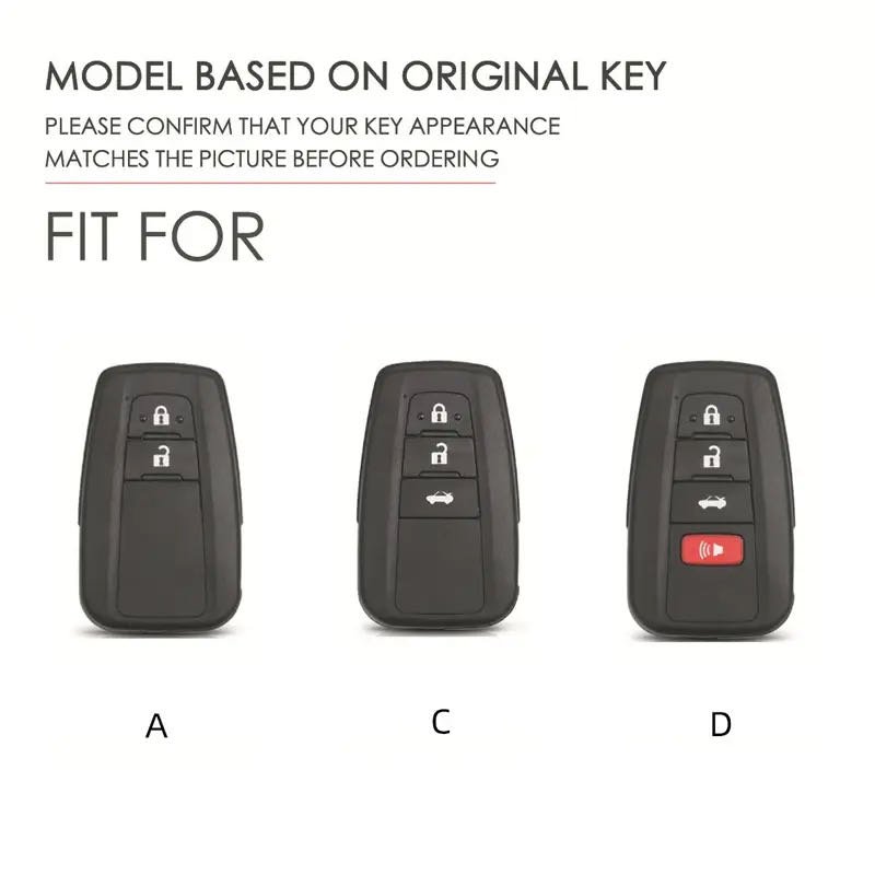 For Toyota Camry Yaris Corolla Prius TLK Prado Highlander Rav4 Kirtlandi Silicone Car Key Cover CHR - Accessories Keychain