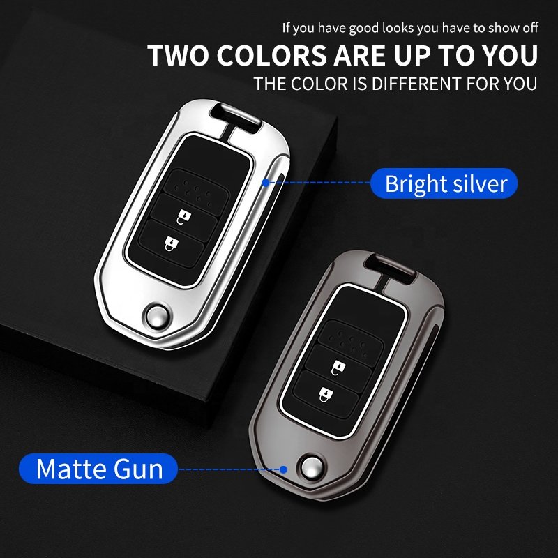 For Leather Honda Hrv City Remote Car Shape Case Bag Protect Suit For Honda Car Fob Key Cover