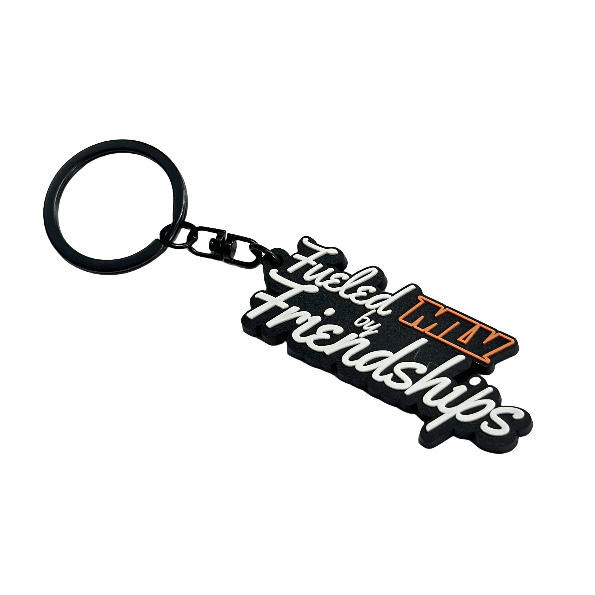 Personalized keychain custom logo letter name keyrings pvc rubber silicone key ring logo key chain