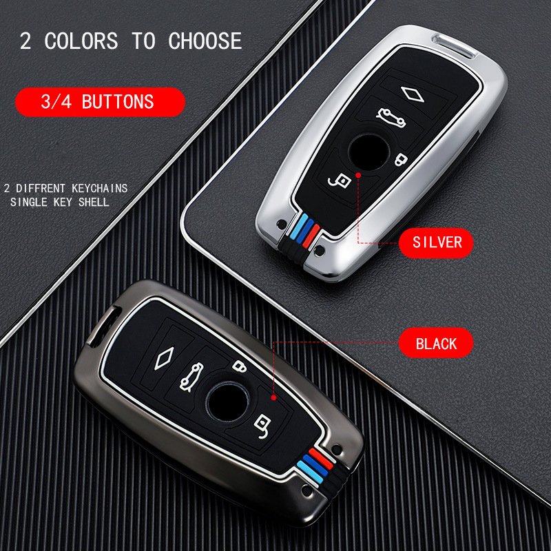 Zinc Alloy Car Key Case Cover for BMW X1 X3 X4 X5 F15 X6 F16 G30 7 Series G11 F48 F39 520 525 f30 118i 218i 320i Car Accessories
