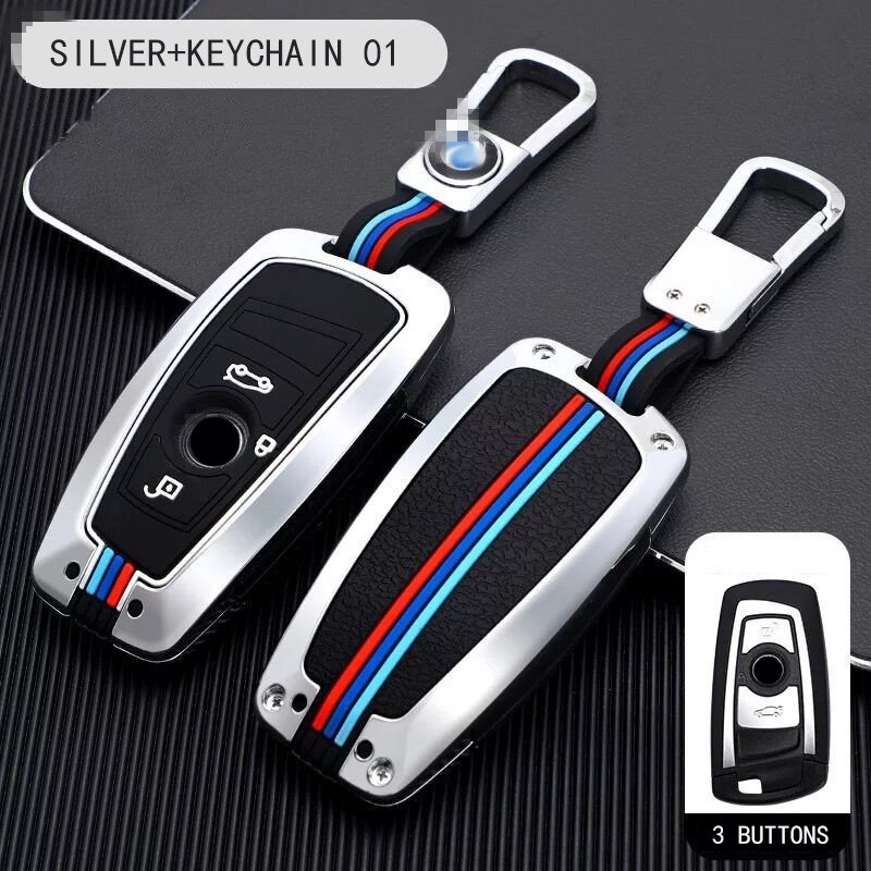 Zinc Alloy Car Key Case Cover for BMW X1 X3 X4 X5 F15 X6 F16 G30 7 Series G11 F48 F39 520 525 f30 118i 218i 320i Car Accessories