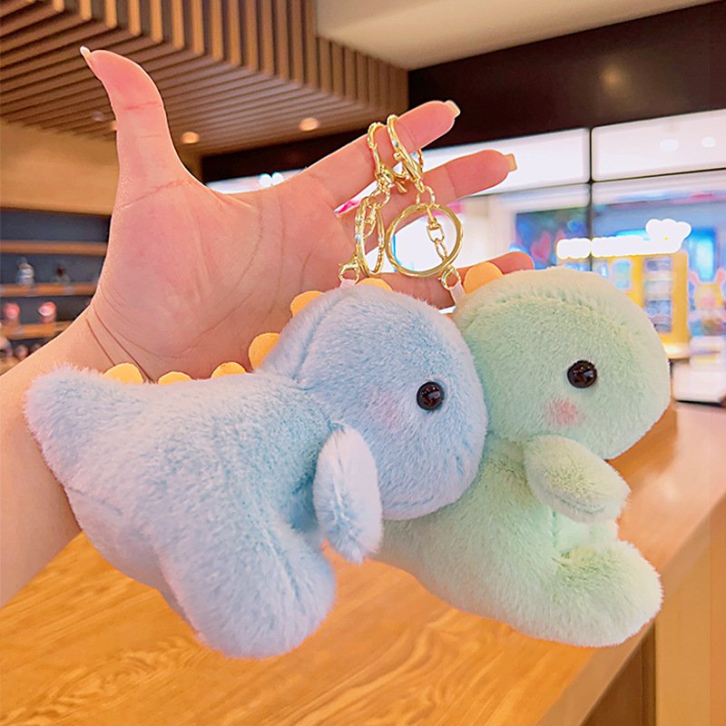 New Cute Caterpillar keychain Cartoon Plush Doll For Girls Bag Pendant Creative Car key chain Small Party Gift Wholesale