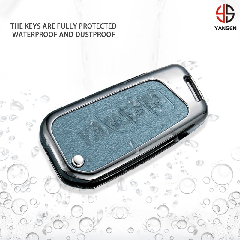 Alloy Leather Car Remote Key Case For Baic Senova X25 X30 X35 X55 X65 D50 Changhe Q25 Q35 A6