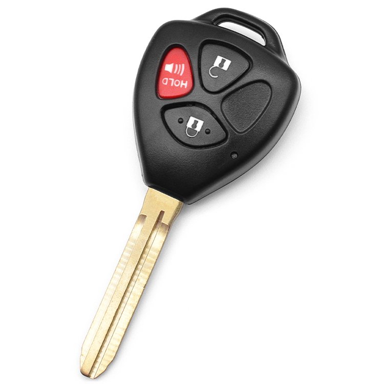 Topbest Key Shell T-oyota Corolla Reiz RAV4 Crown Avalon Venza Matrix Blank 2/3 Button Remote Car Key TOY43 Blade key car