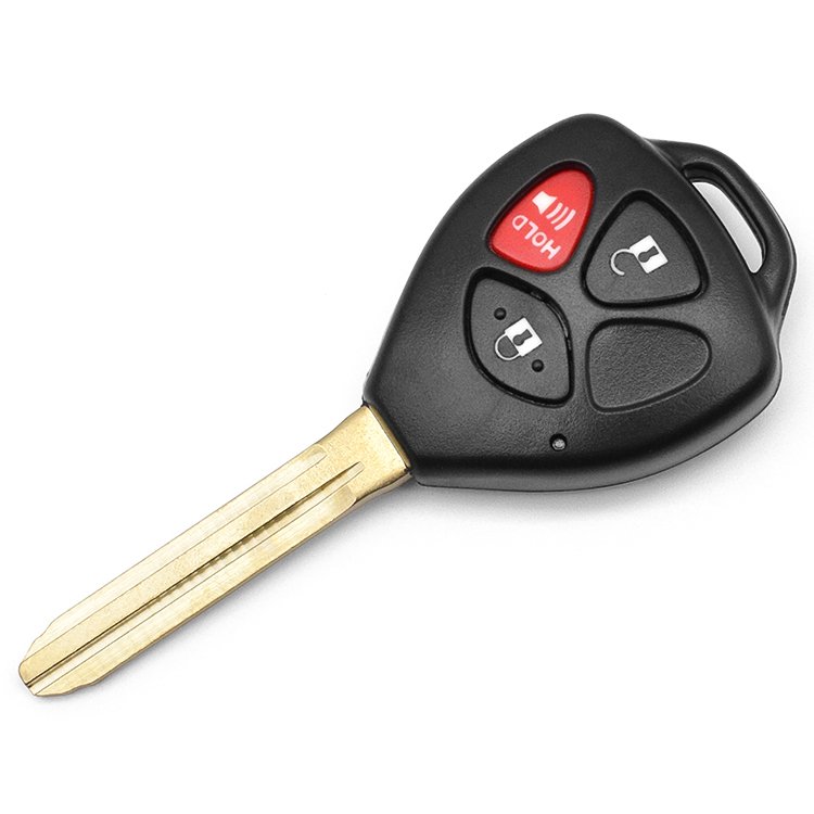 Topbest Key Shell T-oyota Corolla Reiz RAV4 Crown Avalon Venza Matrix Blank 2/3 Button Remote Car Key TOY43 Blade key car