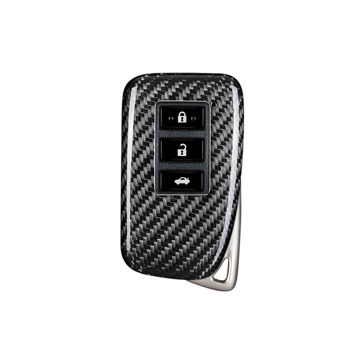 Key Case For Lexus 3 Button ES GS Key Fashion Carbon Fiber Car Key Case Cover Auto Interior Accessories T-carbon Car Key Cover