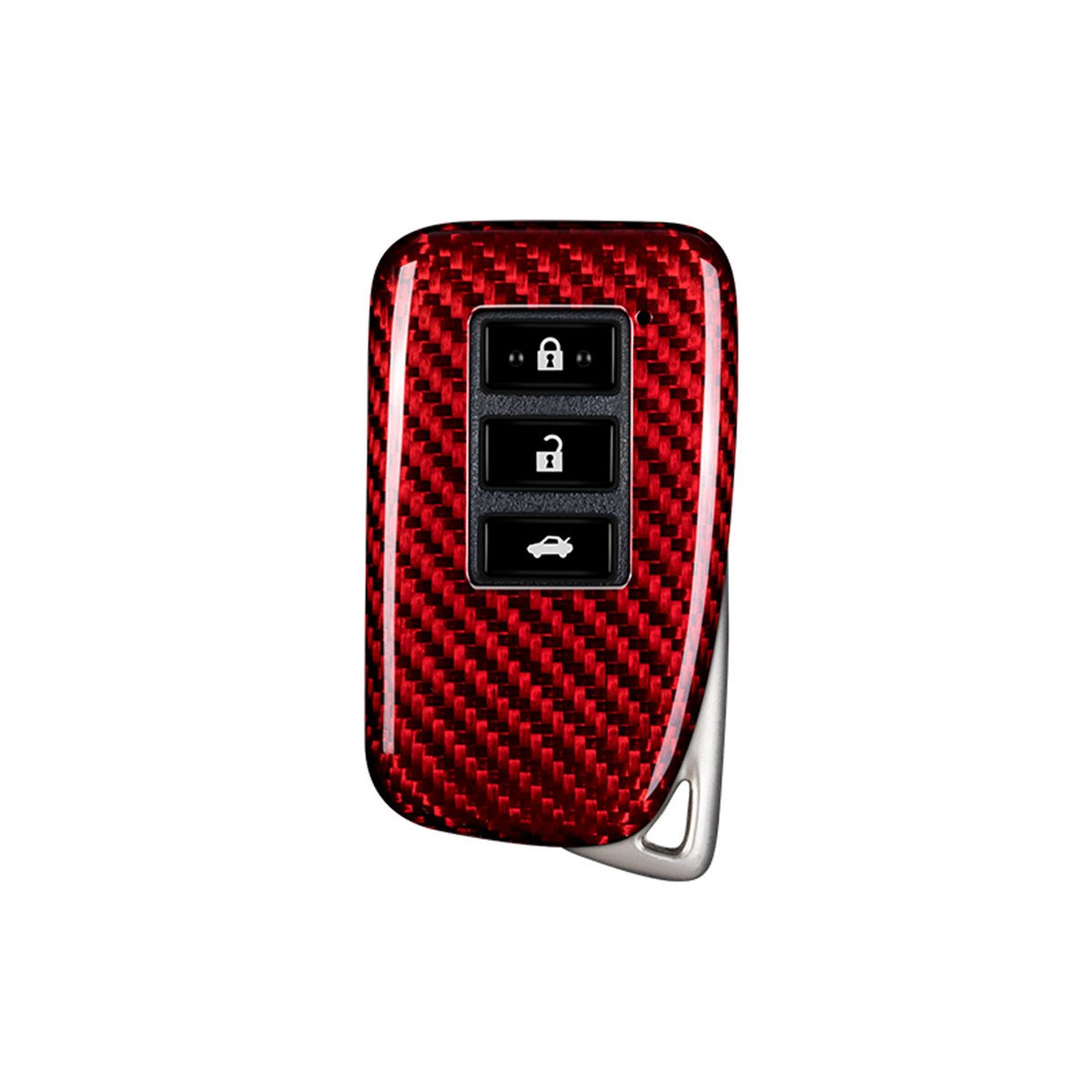 Key Case For Lexus 3 Button ES GS Key Fashion Carbon Fiber Car Key Case Cover Auto Interior Accessories T-carbon Car Key Cover