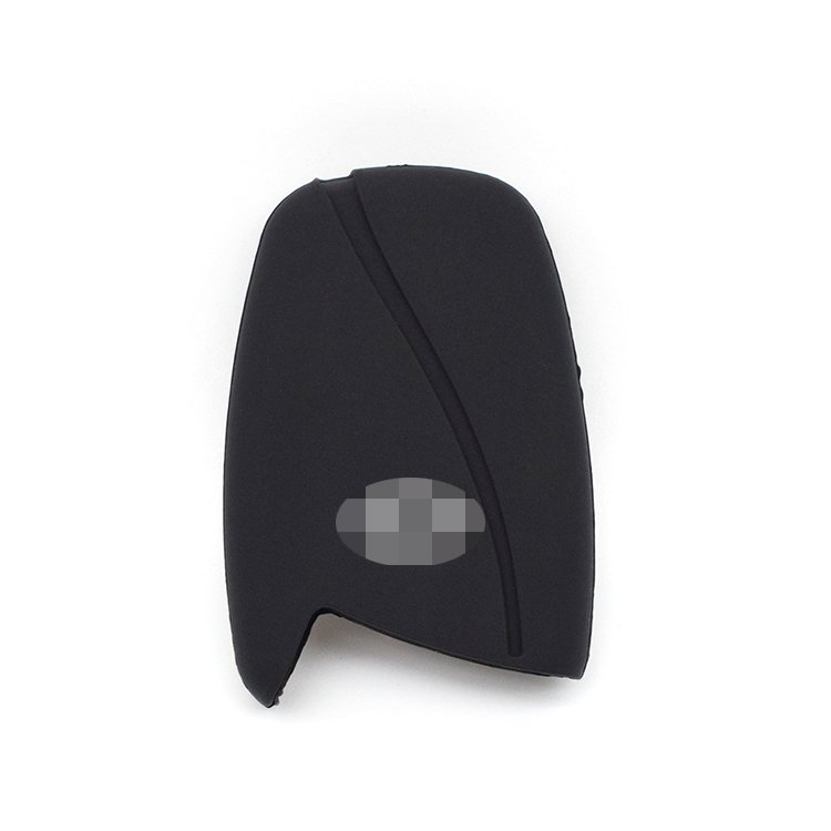 Wholesale Car Key Accessories Black Silicone Car Key Cases Protector Cover for H-yundai 4 Buttons