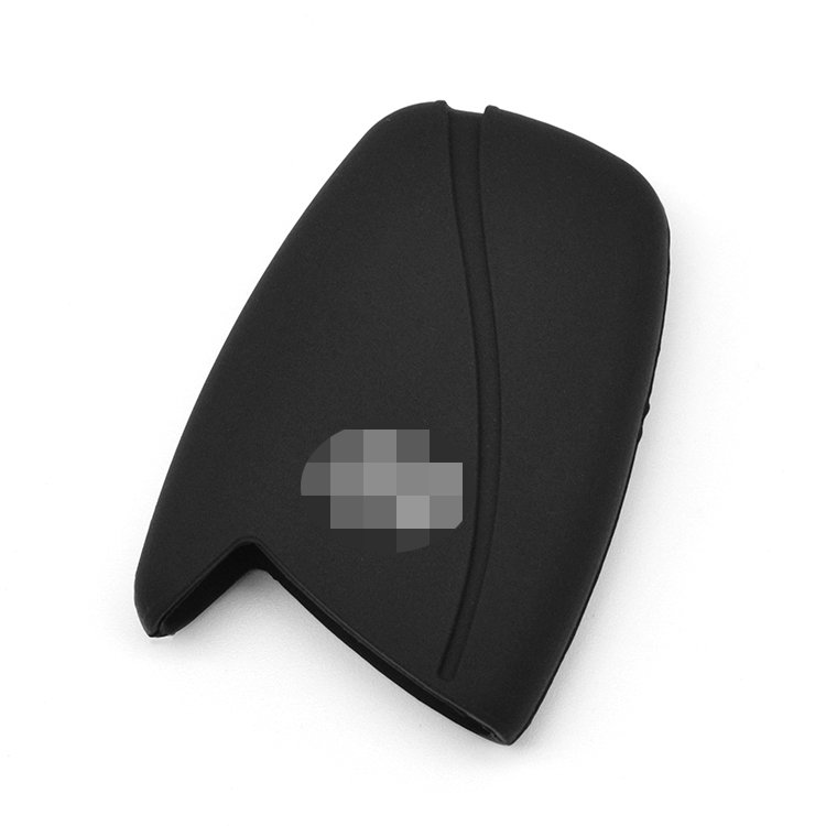 Wholesale Car Key Accessories Black Silicone Car Key Cases Protector Cover for H-yundai 4 Buttons