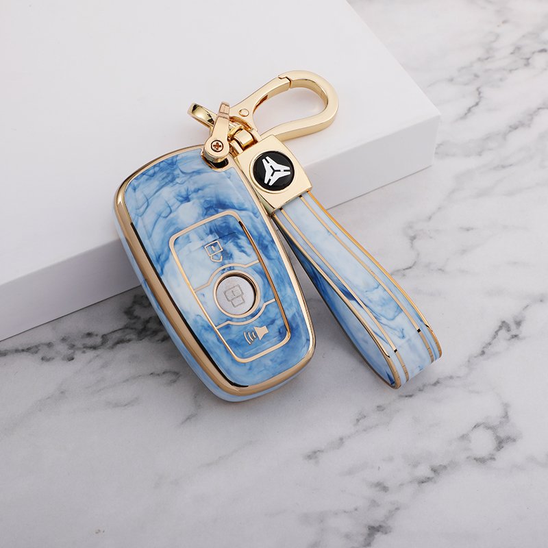 Golden Edge TPU Car Key Protector,KEY case cover for Great Wall TANK 300 500 ,for GWM WEY accessories key holder