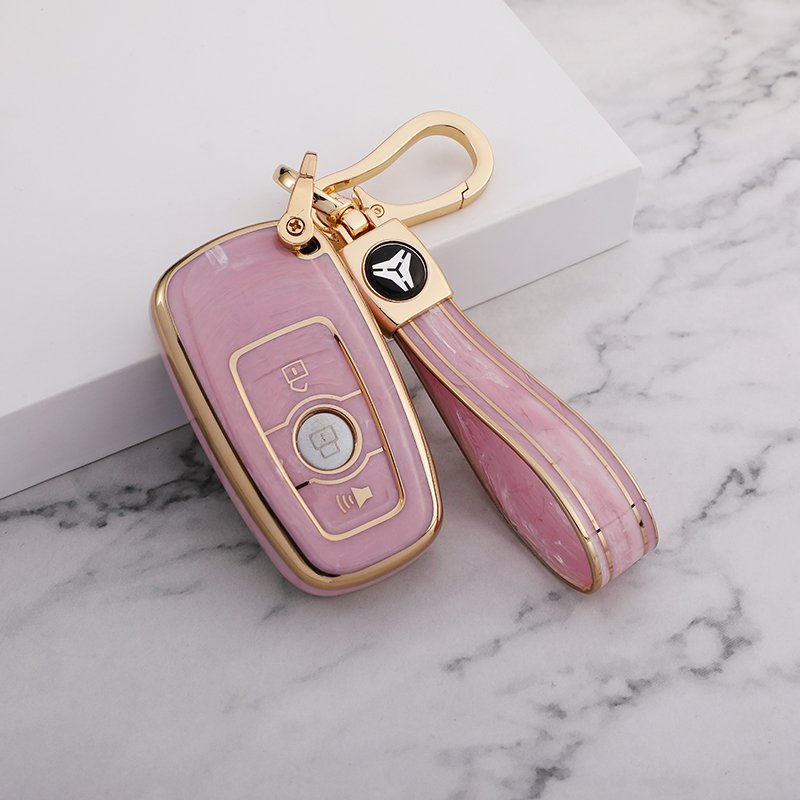Golden Edge TPU Car Key Protector,KEY case cover for Great Wall TANK 300 500 ,for GWM WEY accessories key holder