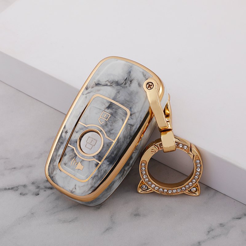 Golden Edge TPU Car Key Protector,KEY case cover for Great Wall TANK 300 500 ,for GWM WEY accessories key holder