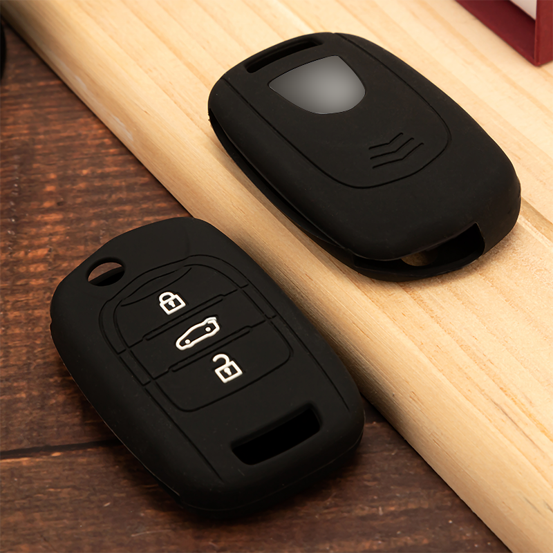 Luxury GEELY Keyless Key Fob Protector New Carbon Fiber Car Key Cover for X1/X3 Models Auto Key Case Accessories