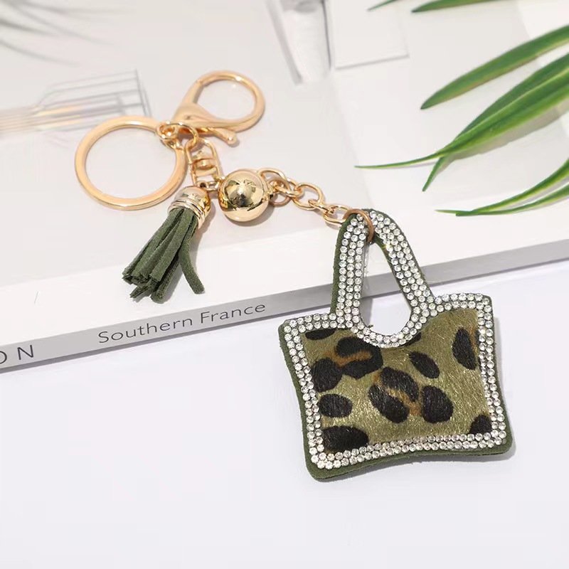 Hot Selling Fashion Jewelry Decoration Car Key Accessories Bag Bling Crystal Rhinestone Bag Pendant Key chain