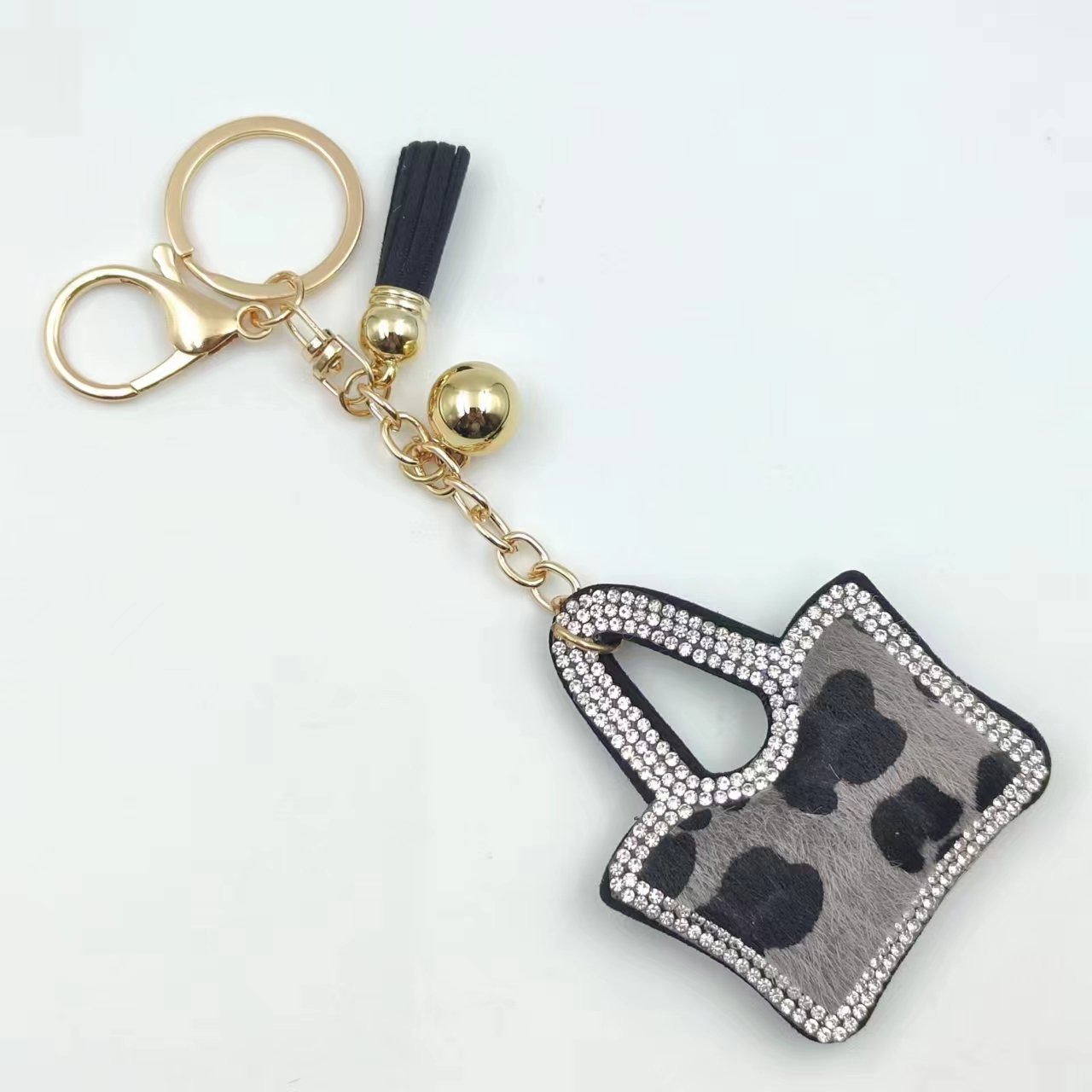 Hot Selling Fashion Jewelry Decoration Car Key Accessories Bag Bling Crystal Rhinestone Bag Pendant Key chain