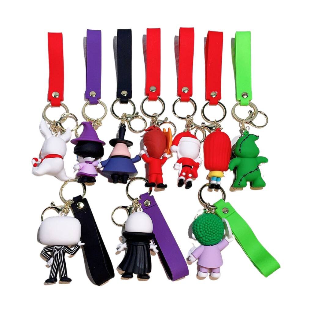 Bestselling Custom fun and quirky pumpkin pendant key chain.