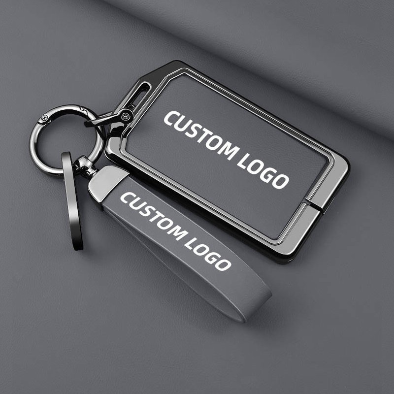 Hot sale for NIO card car key cover es6 EC6 ET7 ES8ET5 NFC metal leather automobile key fob case protector shell