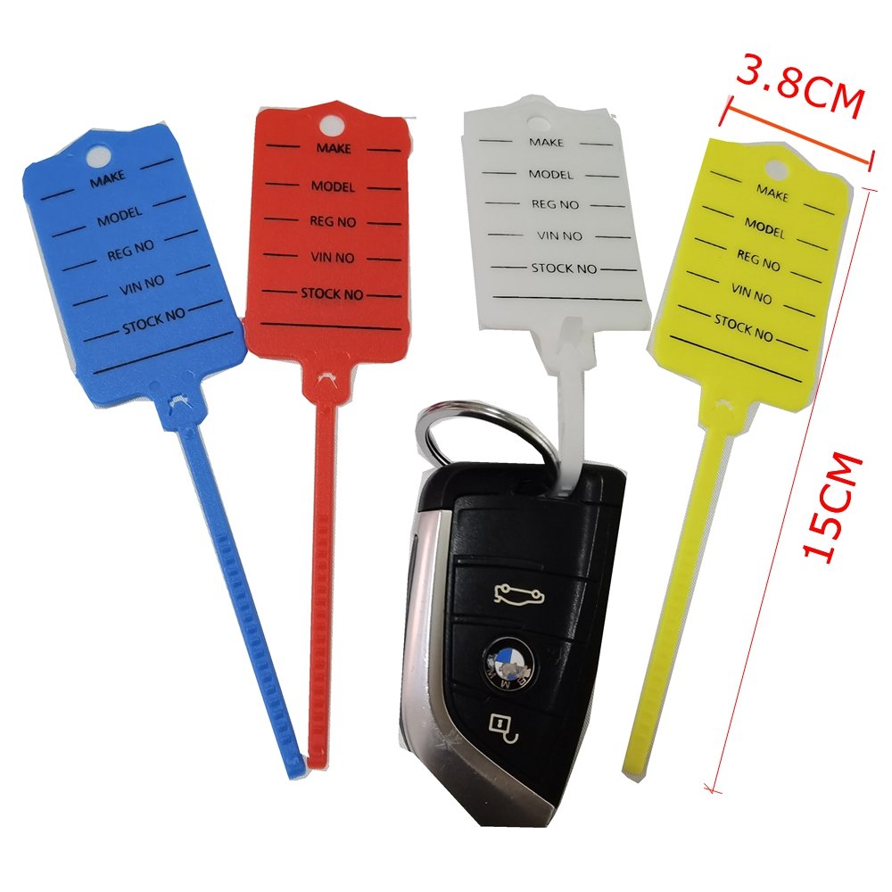 PP Plastic Auto Workshop Car Key Tag