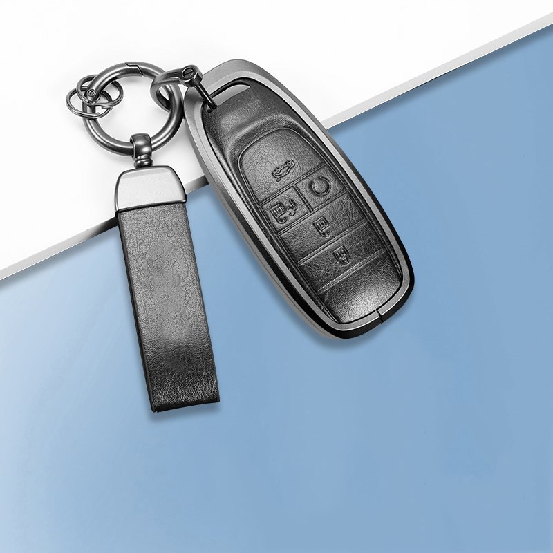 Leather Car Key Accessories Multi-color Smart Aluminum alloy Car Key Case Cover Car Suitable For AION GAC