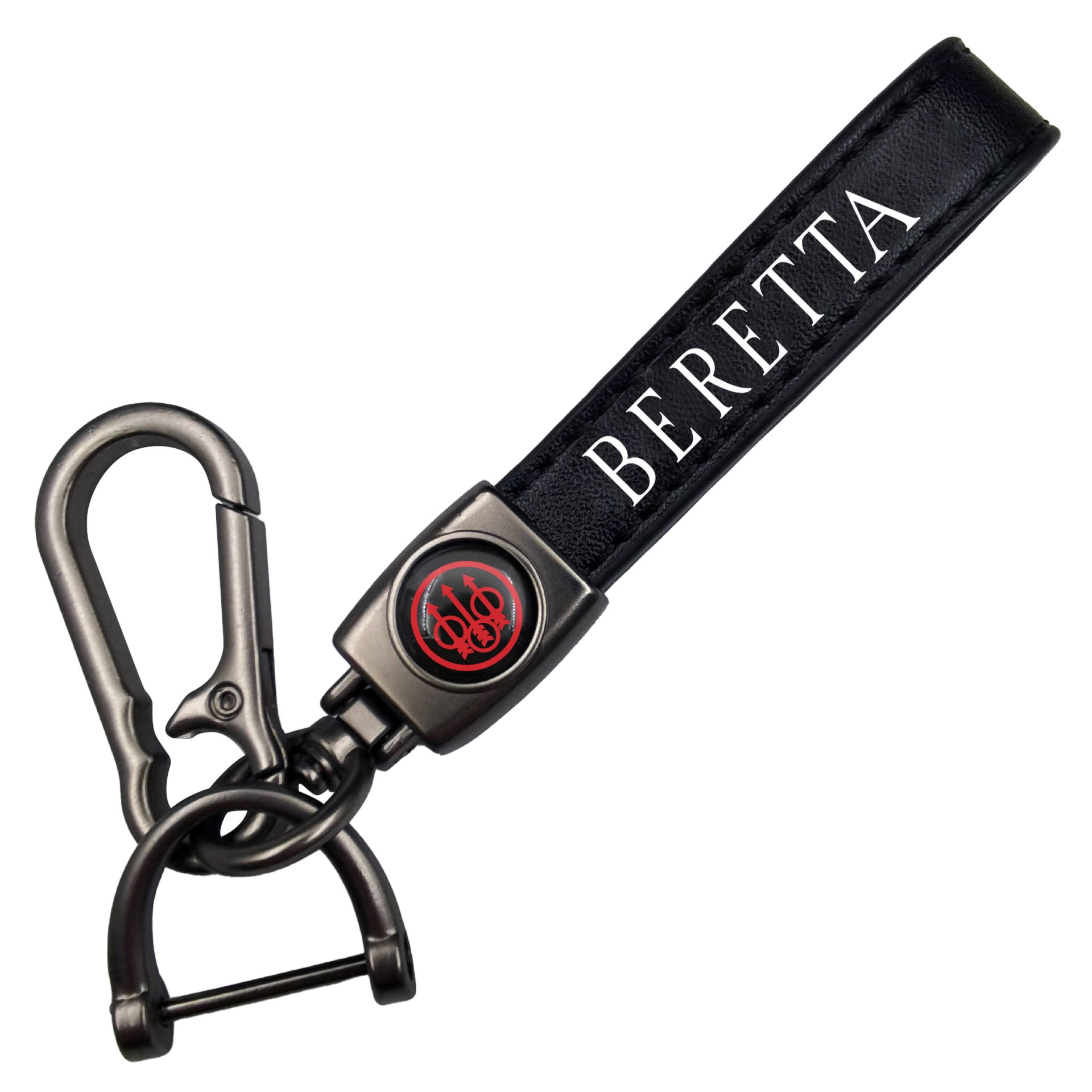 Metal car key chain Men's and women's lost-proof zinc alloy key chain ring Hardware accessories pendant gifts