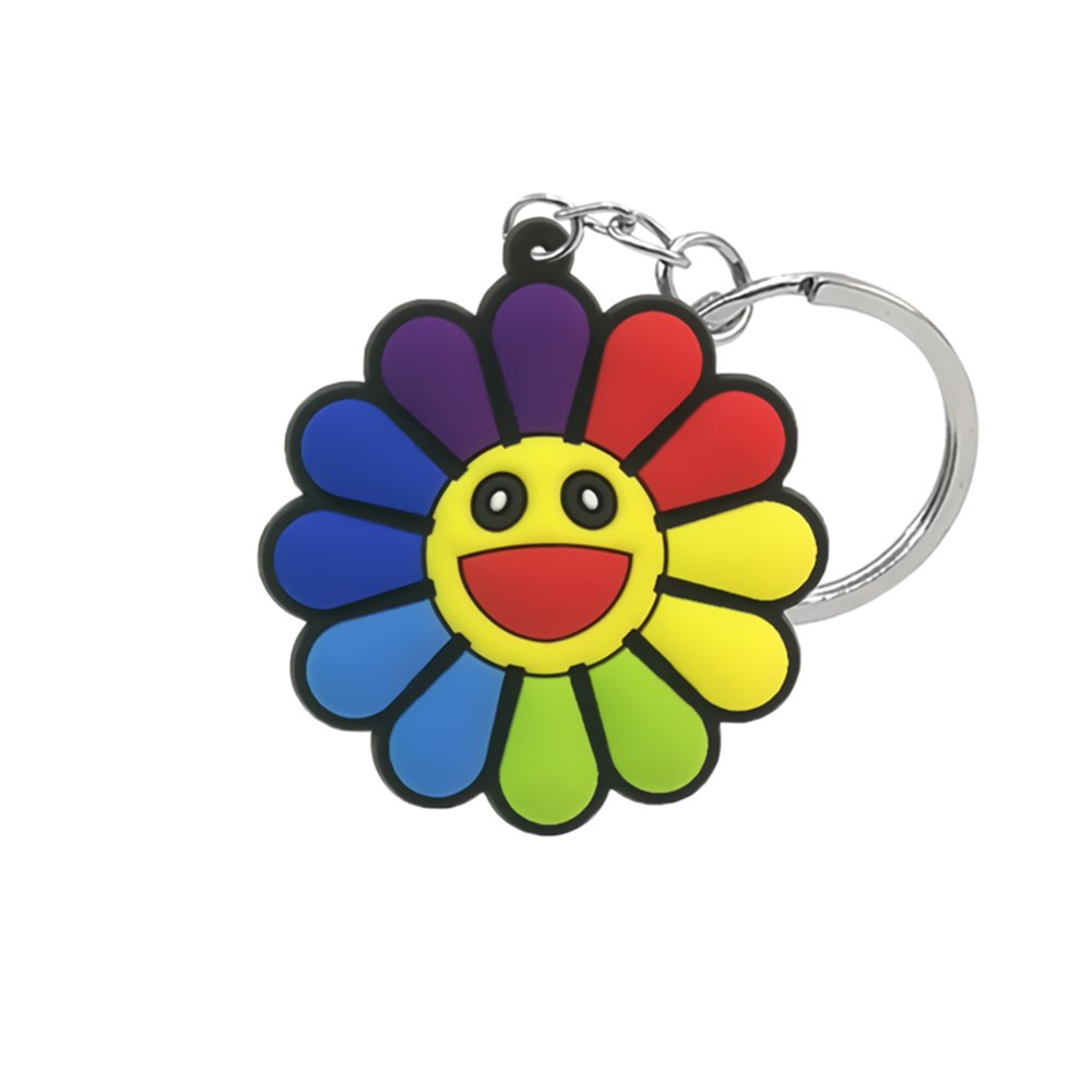 Chinese keychain supplies custom qr code keychain key ring personalised keychain pvc rubber key rings