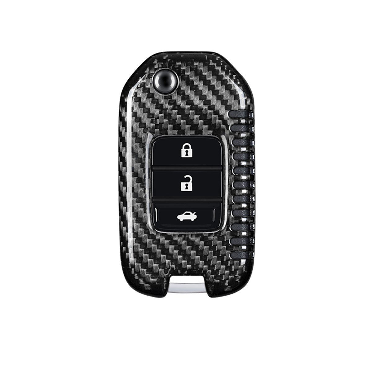Car Key Case Cover For Honda Floding Key Fashion Carbon Fiber Car Key Cover Auto Interior Accessories T-carbon Key Cover