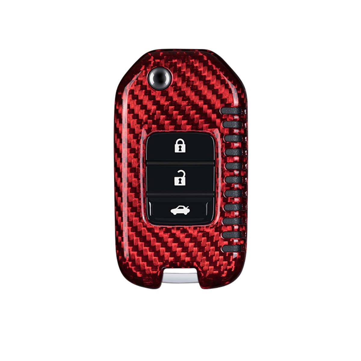 Car Key Case Cover For Honda Floding Key Fashion Carbon Fiber Car Key Cover Auto Interior Accessories T-carbon Key Cover
