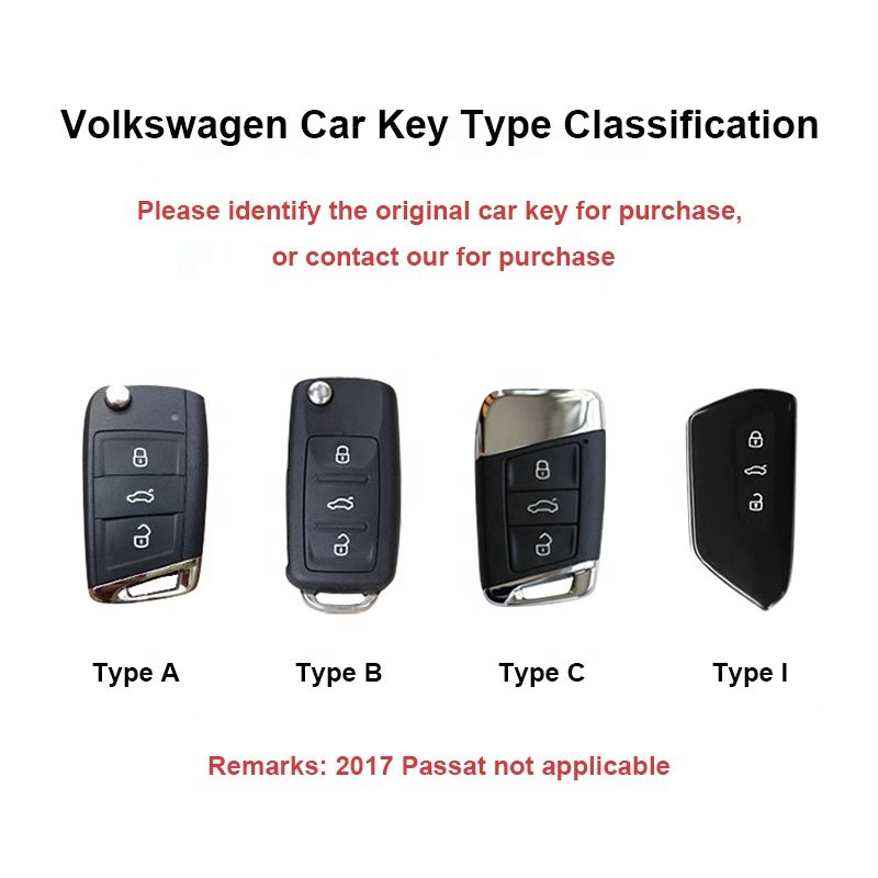 Elegant Sublimation Tpu Leather car key Case Cover For VW Volkswagen Golf 7 Passat Tiguan L Bora Sagitar Polo Auto accessories