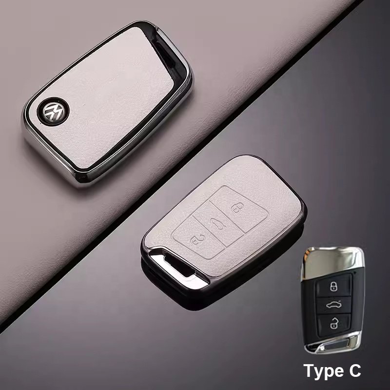 Elegant Sublimation Tpu Leather car key Case Cover For VW Volkswagen Golf 7 Passat Tiguan L Bora Sagitar Polo Auto accessories