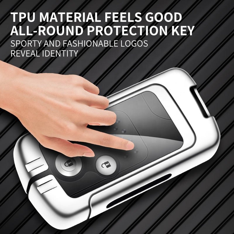 Flip Zinc Alloy Leather Car Logo Key Case Cover For Honda Civic Fit Accord Crv Hrv Jazz Odyssey For Acura Tl Tsx Zdx Rsx Crz