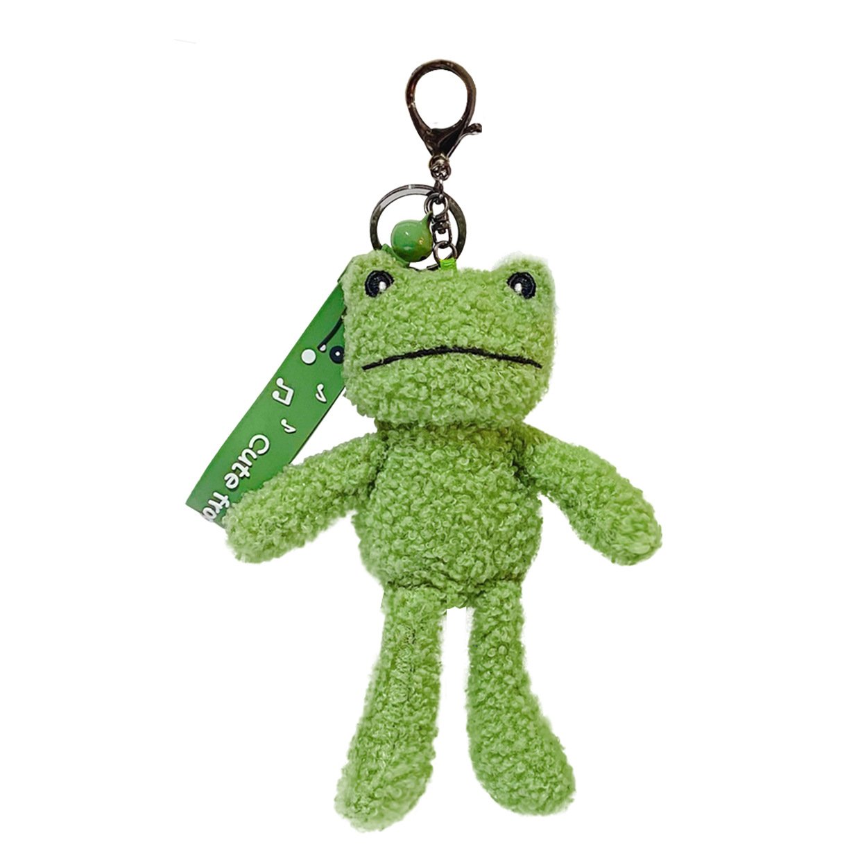 customization Cute Keychain Frog Plush Keychain Accessories Kawaii Keychains for Backpacks Custom plush key chain