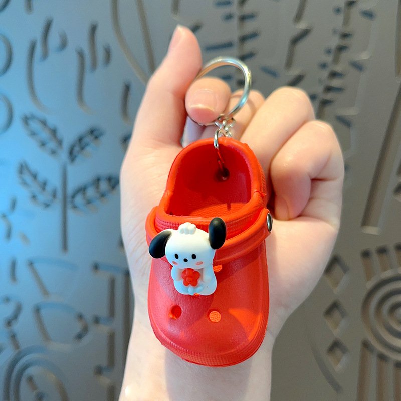 Ruunjoy Cute Mini Keychains Charms Kulomi Melody KT Keychain Kawaii Cartoon Japan Key Ring Keychain Accessories