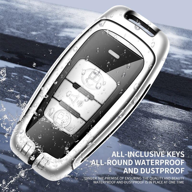 High Quality Zinc Alloy Leather Car Key Case Cover For Gmw Ora R1 R2 Black Cat Holder Remote Car Logo Keychain Accessories