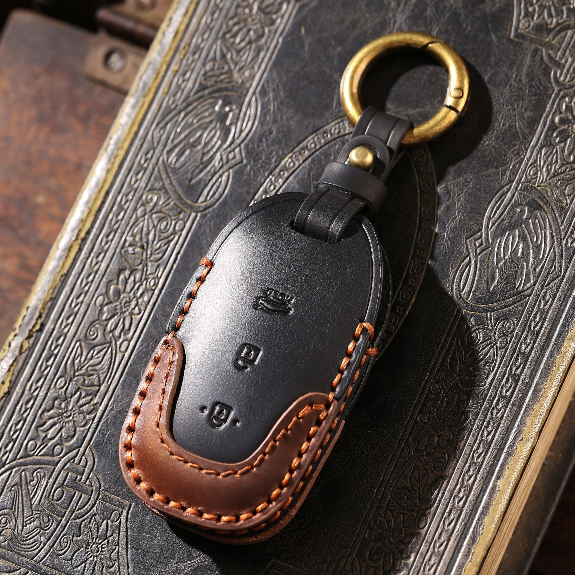 Custom car key case for or Hyundai Festa key case Coustu car key case high-grade leather