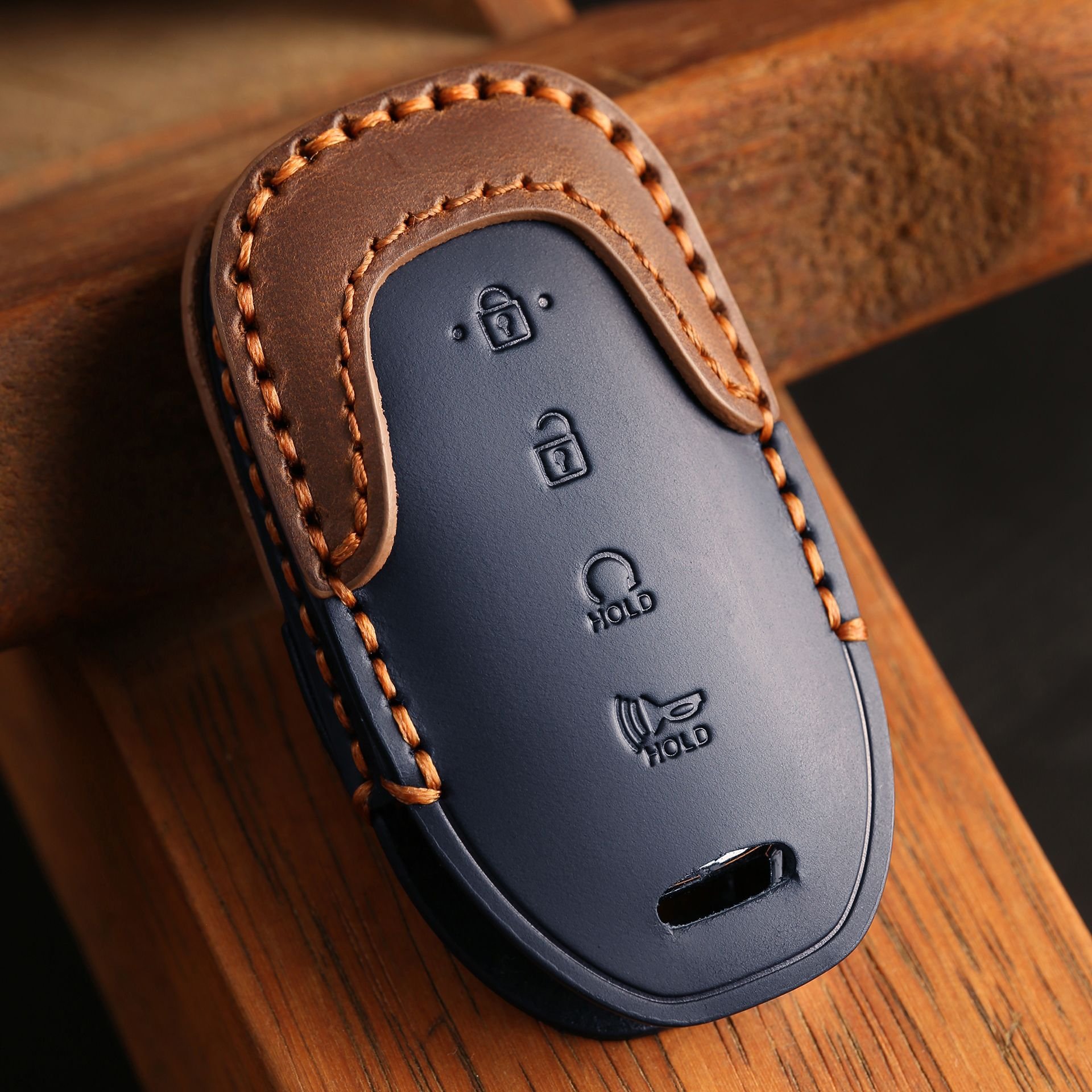 Custom car key case for or Hyundai Festa key case Coustu car key case high-grade leather