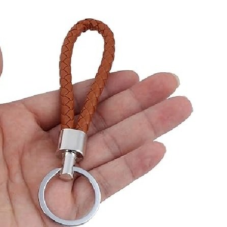 Customized Wholesale Promotional Gifts Car Keychain Accessories Charms Fashion Hooked Leather Keychains